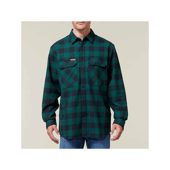 Long Sleeve Check Flannel Shirt