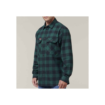 Long Sleeve Check Flannel Shirt