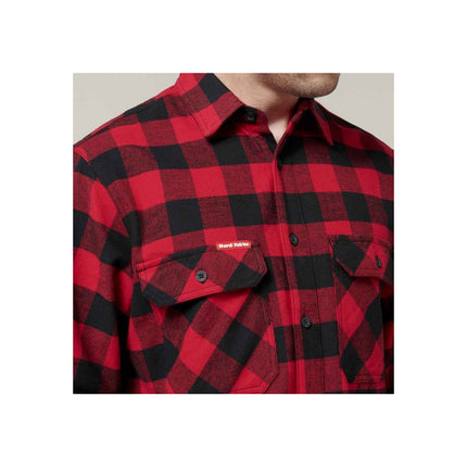Long Sleeve Check Flannel Shirt