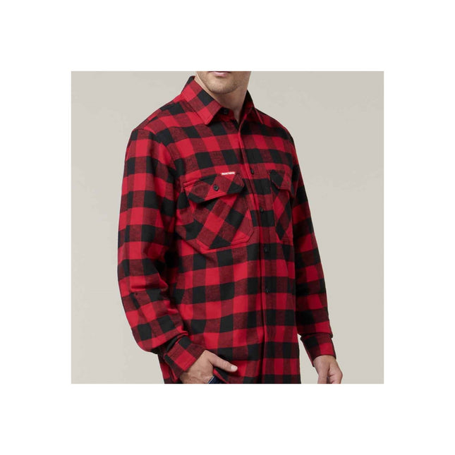 Long Sleeve Check Flannel Shirt