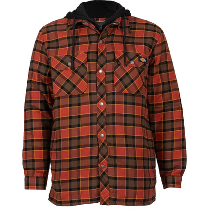 Fleece Hooded Flannel Shirt