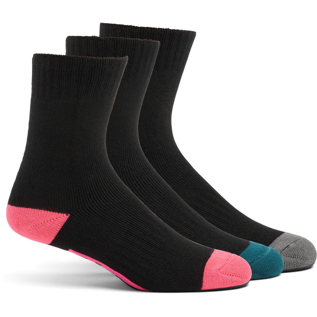 Women's Core Bamboo Rich Padded Crew Sock - 3 Pack